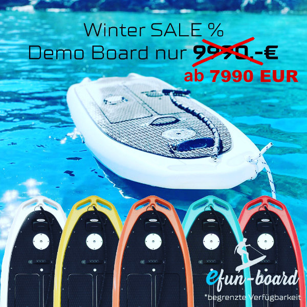 winter sale demo board 9990 euro